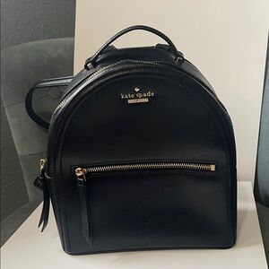 BLACK Kate Spade Perry Small Black Backpack